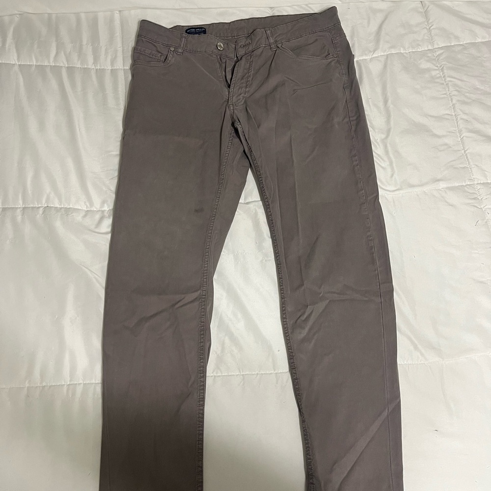 Peter Millar Men's Taupe Pants